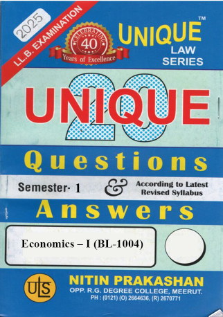 Nitin Prakashan Unique Law Series Questions &amp; Answer Semester-1 ( K-1001, K-1002, K-1003, K-1004, K-1005) for LLB Exams 2025 Edition&nbsp;