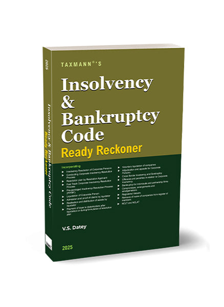 Insolvency & Bankruptcy Code Ready Reckoner