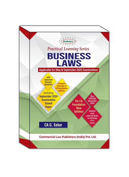Practical Learning Series — Business Laws CA Foundation New Syllabus