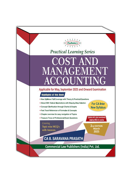 Practical Learning Series Cost and Management Accounting for CA Inter New Syllabus
