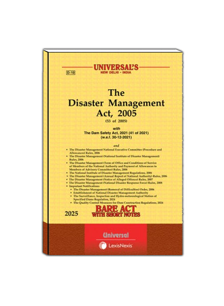 Disaster Management Act, 2005 along with Allied Rules