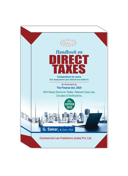 Handbook on DIRECT TAXES As Amended by The Finance Act, 2025, Edition 2025