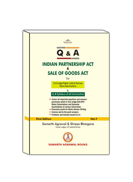 Questions and Answers: Indian Partnership Act and Sale of Goods Act
