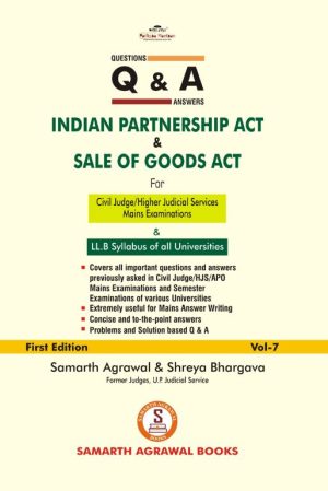 Questions and Answers: Indian Partnership Act and Sale of Goods Act