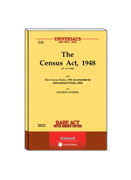 Census Act, 1948 with Rules, 1990