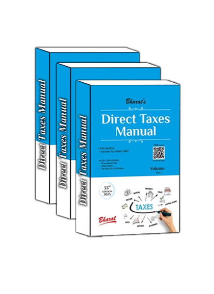 DIRECT TAXES MANUAL 33rd edn., 2024 (set of 3 Volumes)., Edition 2025