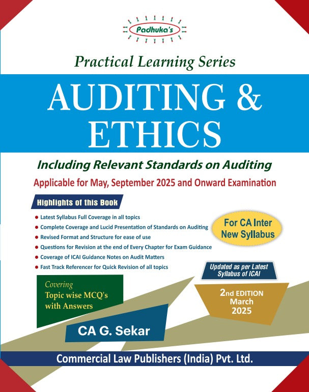 Practical Learning Series —Auditing and Ethics (CA Inter New Syllabus)