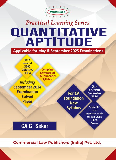Combo Pack Practical Learning Series — Business Laws, Accounting, Business Economics, Quantitative Aptitute  CA Foundation New Syllabus